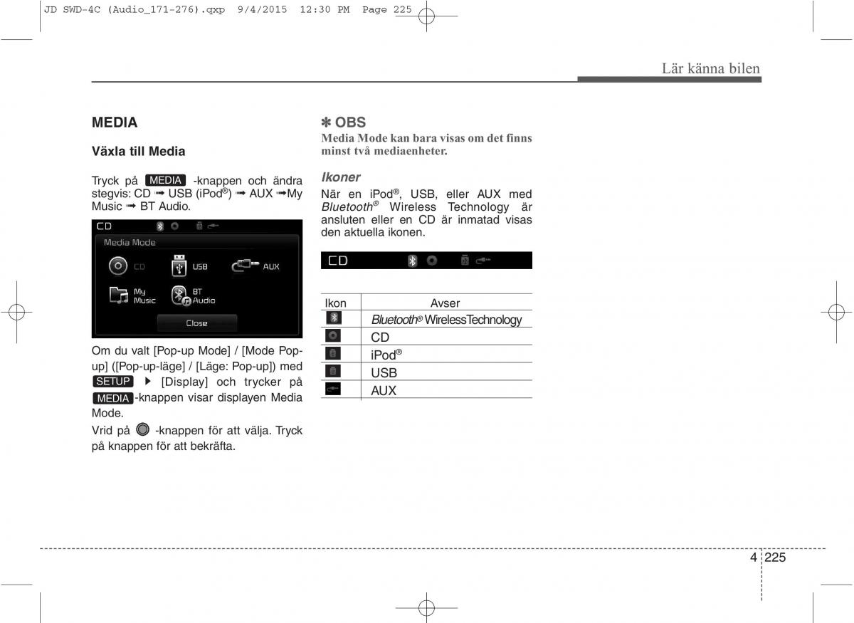 KIA Ceed II 2 instruktionsbok / page 296