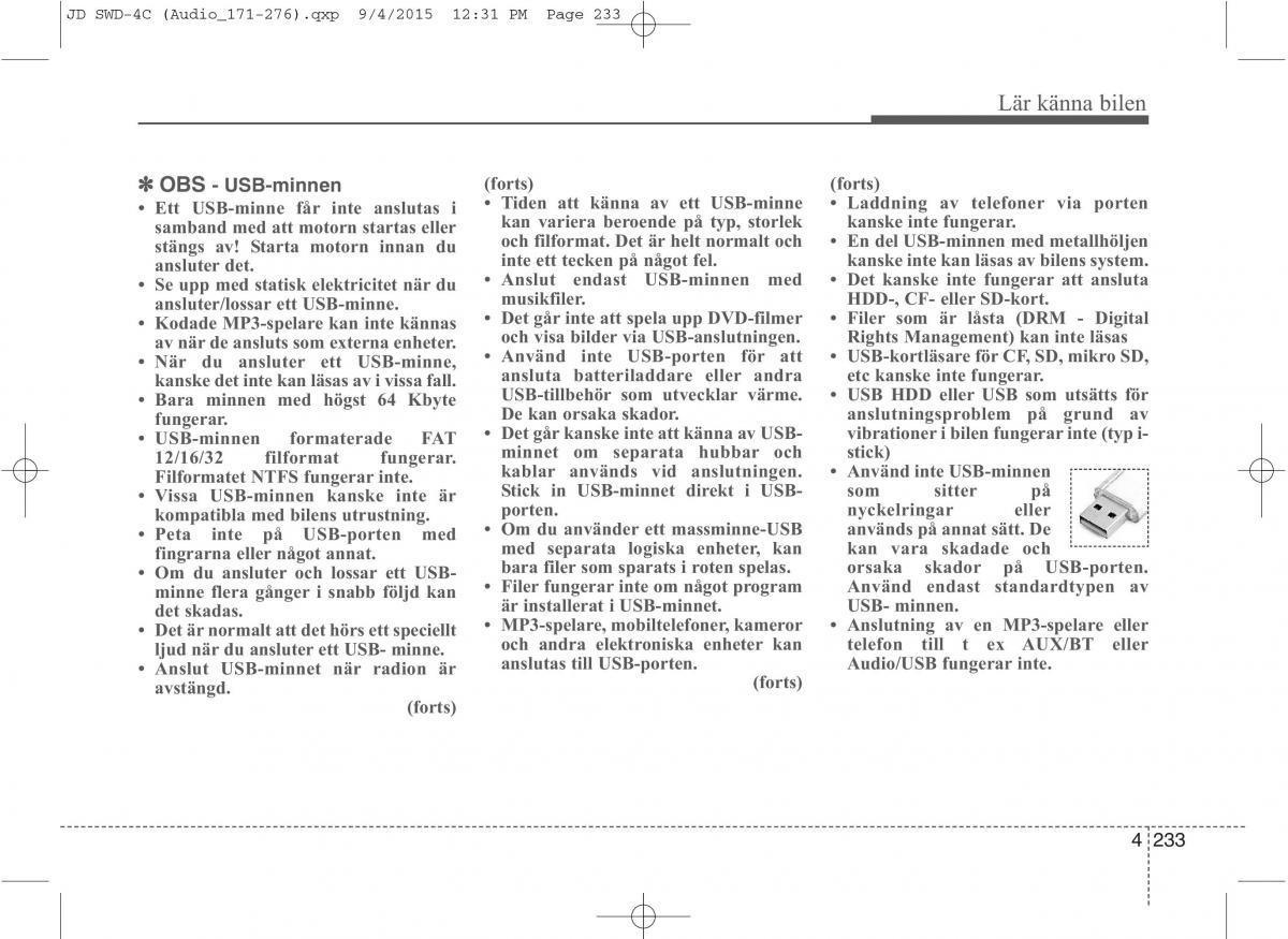 KIA Ceed II 2 instruktionsbok / page 304