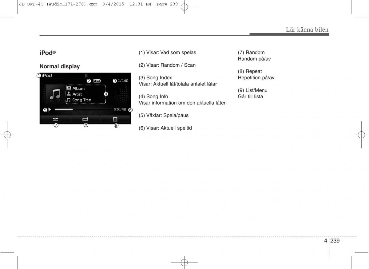 KIA Ceed II 2 instruktionsbok / page 310