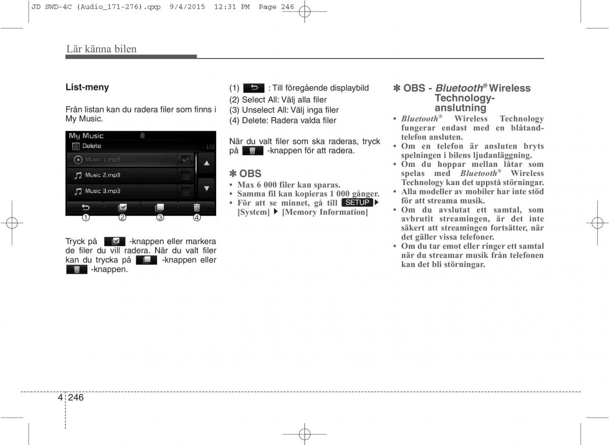 KIA Ceed II 2 instruktionsbok / page 317