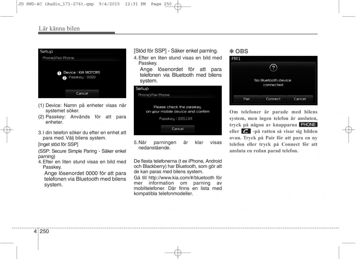 KIA Ceed II 2 instruktionsbok / page 321