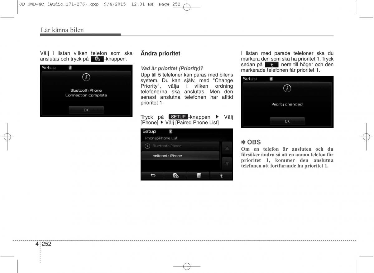 KIA Ceed II 2 instruktionsbok / page 323