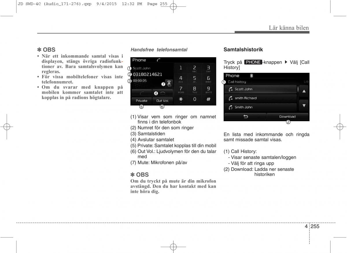 KIA Ceed II 2 instruktionsbok / page 326