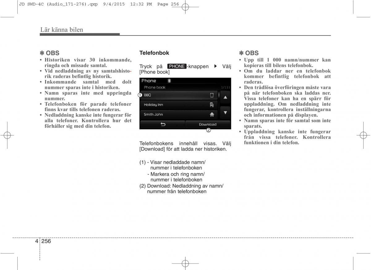 KIA Ceed II 2 instruktionsbok / page 327