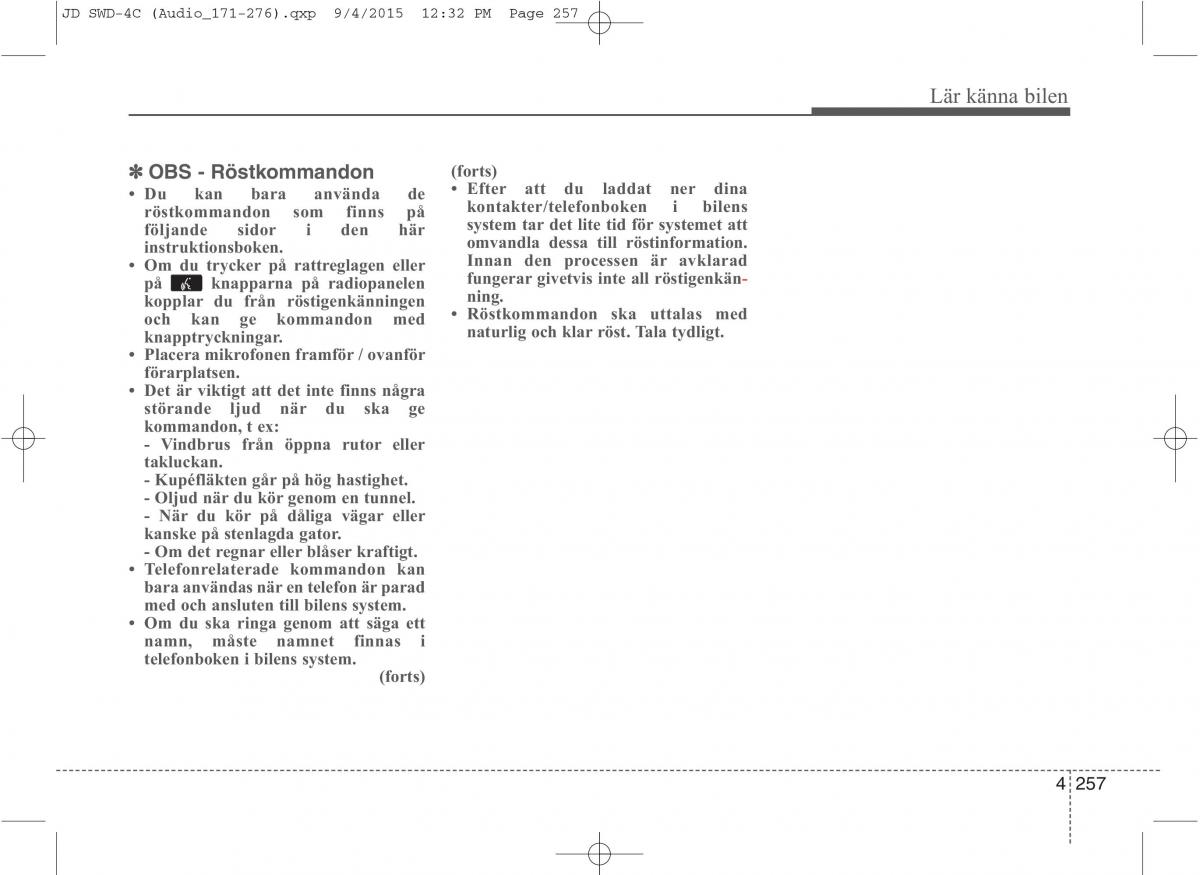 KIA Ceed II 2 instruktionsbok / page 328