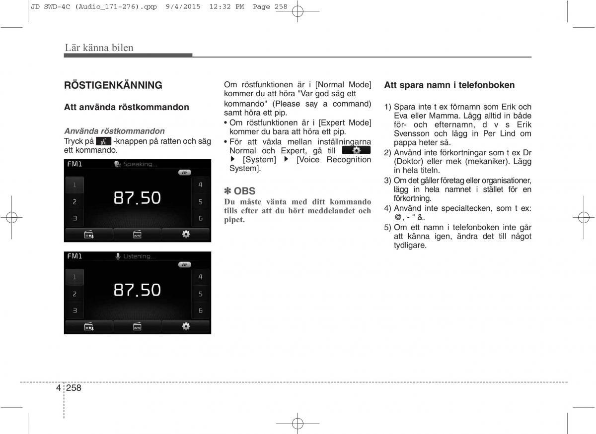 KIA Ceed II 2 instruktionsbok / page 329