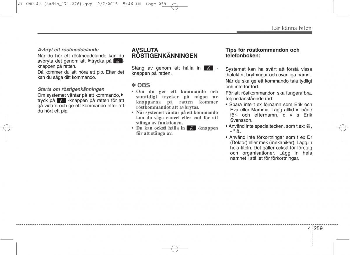 KIA Ceed II 2 instruktionsbok / page 330