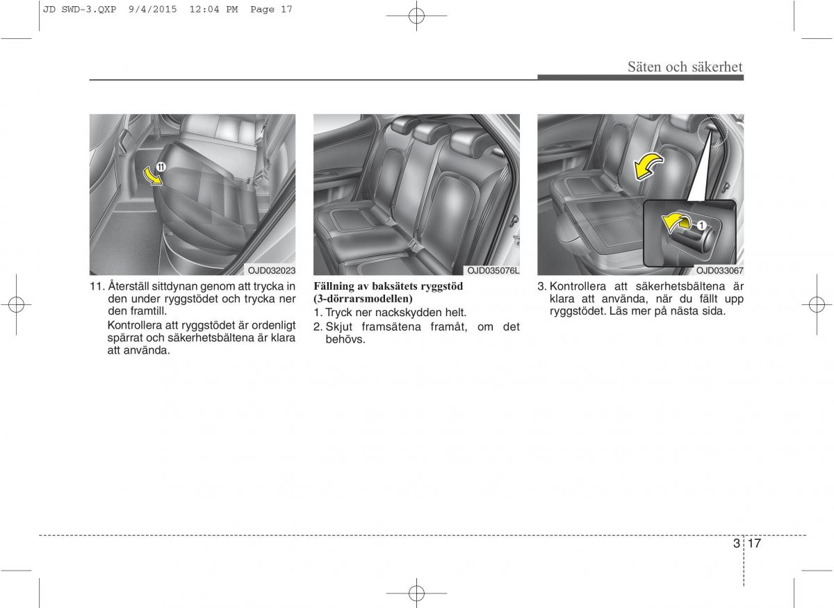 KIA Ceed II 2 instruktionsbok / page 34