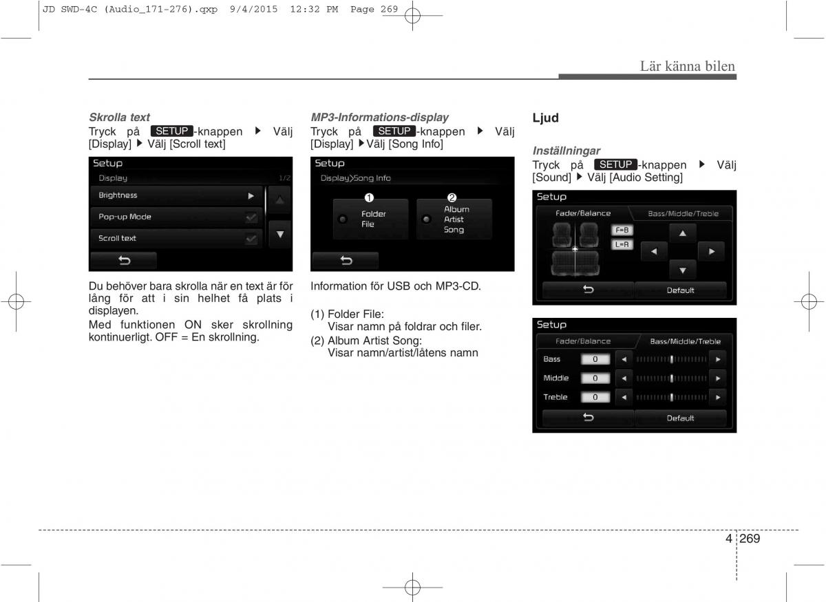 KIA Ceed II 2 instruktionsbok / page 340