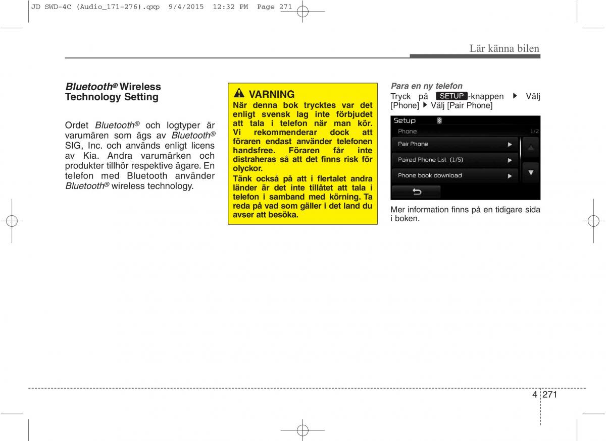 KIA Ceed II 2 instruktionsbok / page 342