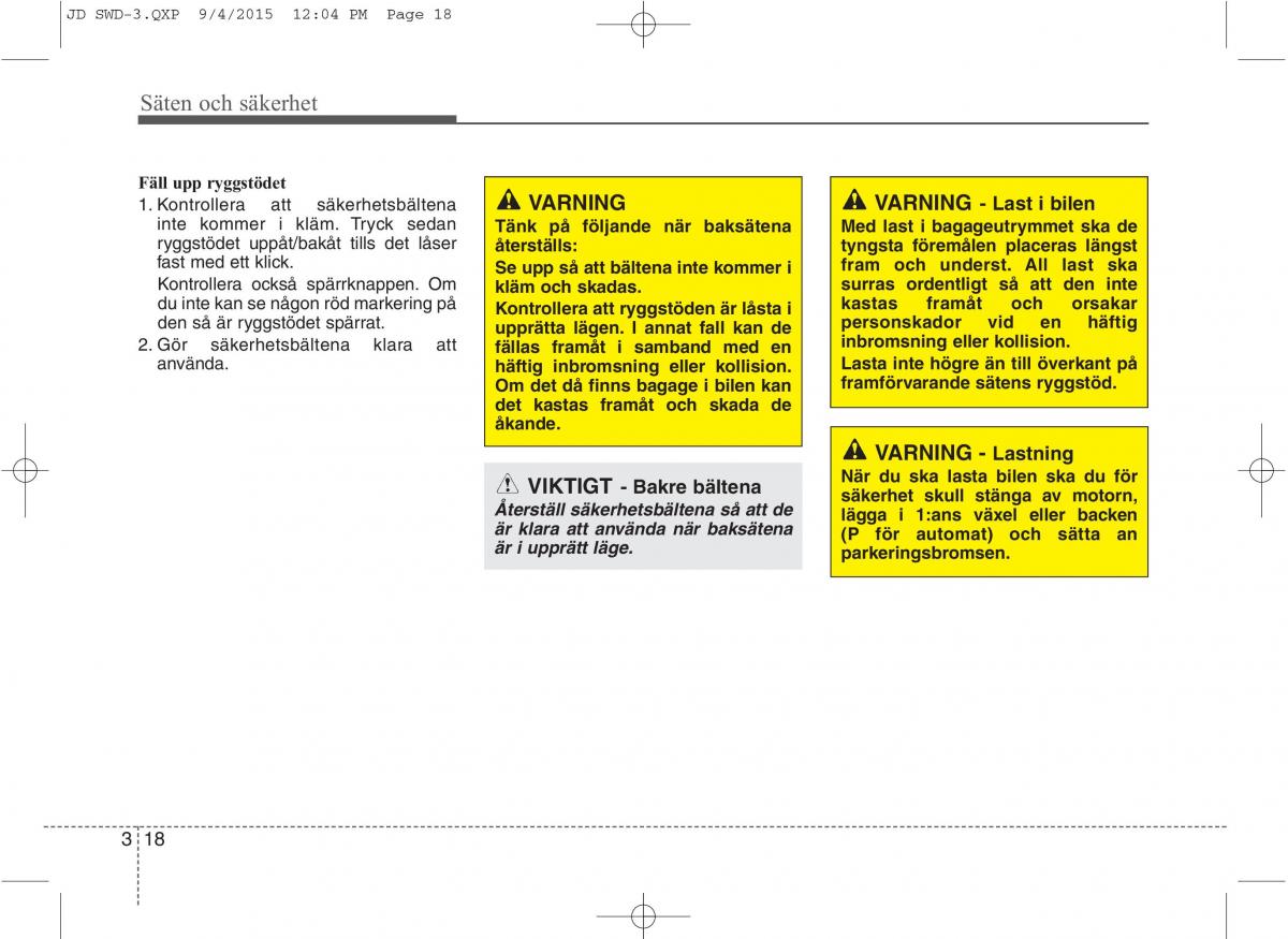 KIA Ceed II 2 instruktionsbok / page 35