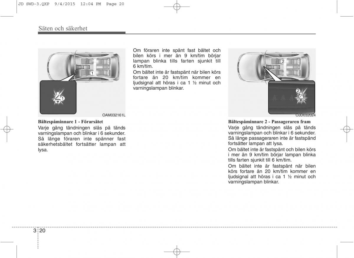 KIA Ceed II 2 instruktionsbok / page 37