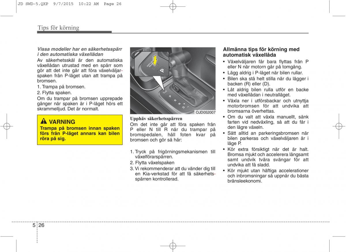 KIA Ceed II 2 instruktionsbok / page 373