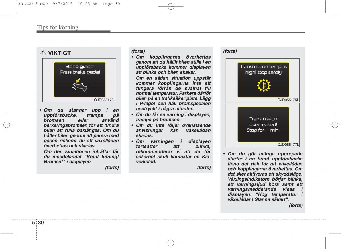 KIA Ceed II 2 instruktionsbok / page 377