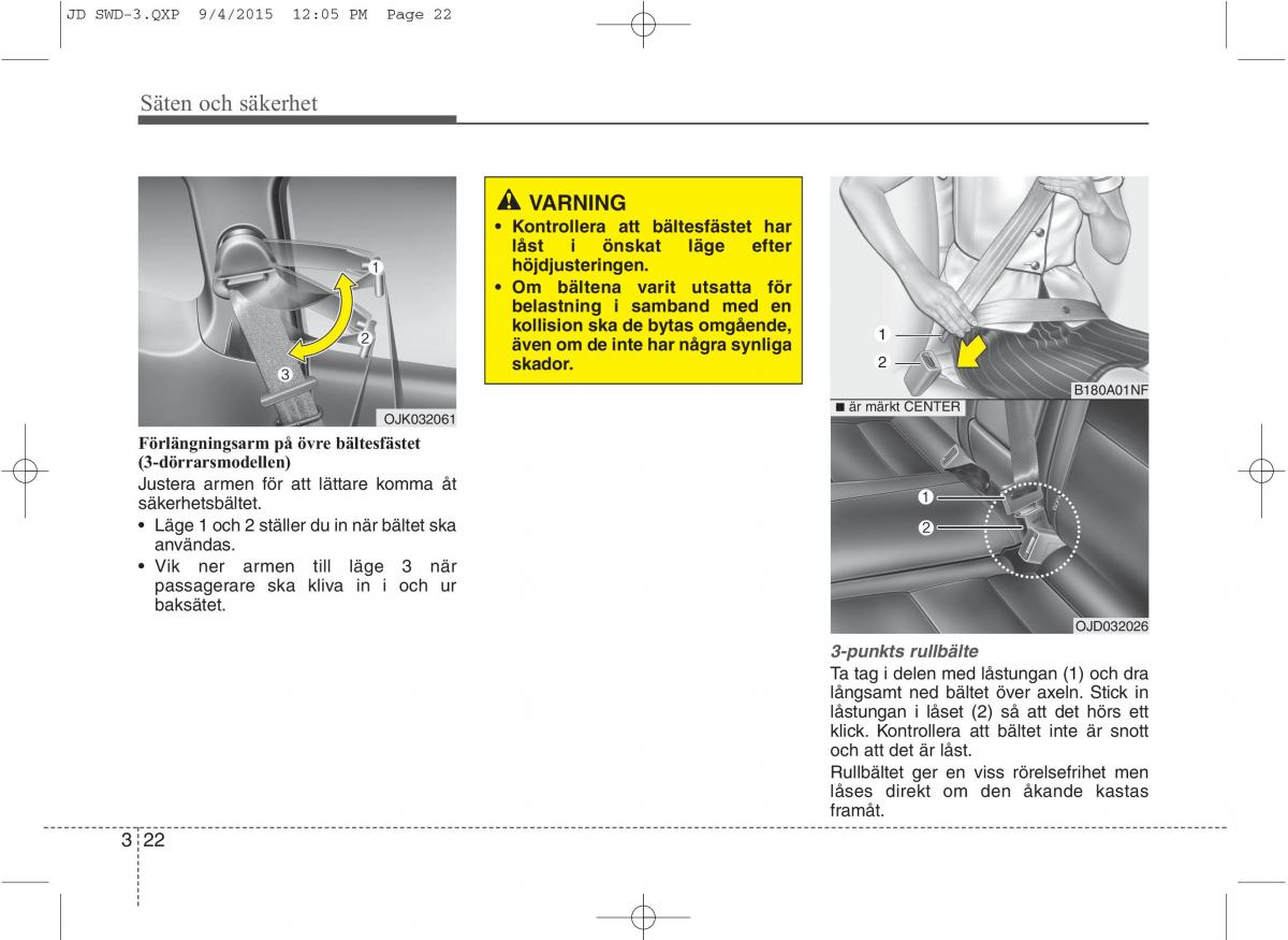 KIA Ceed II 2 instruktionsbok / page 39