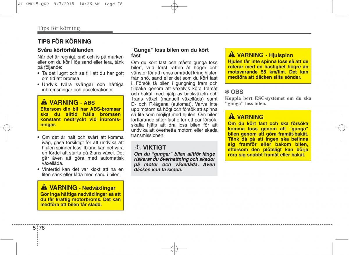 KIA Ceed II 2 instruktionsbok / page 425