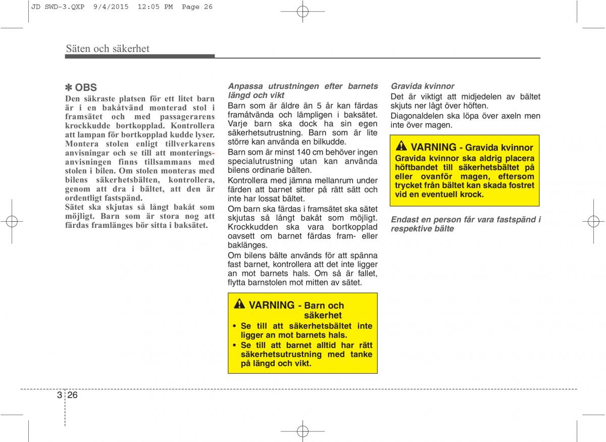 KIA Ceed II 2 instruktionsbok / page 43