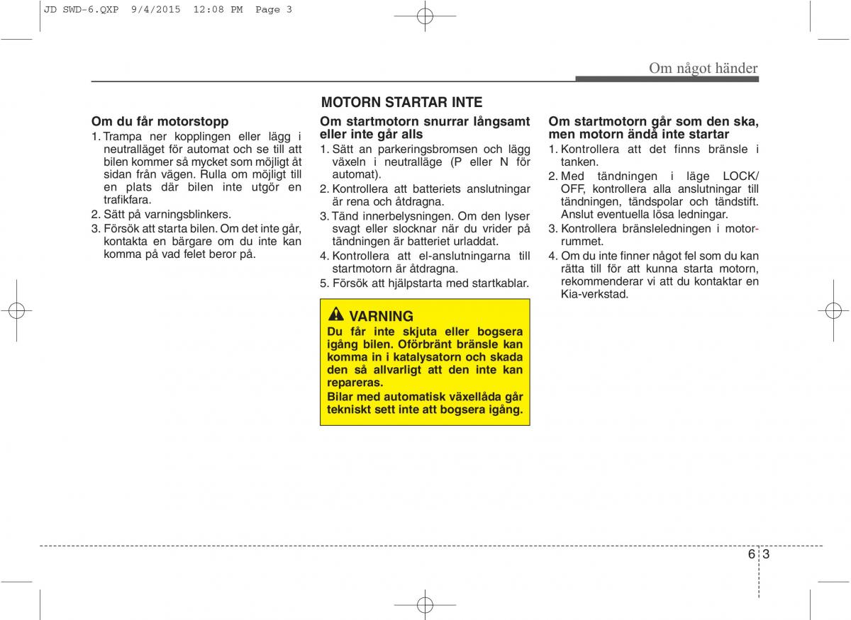 KIA Ceed II 2 instruktionsbok / page 442