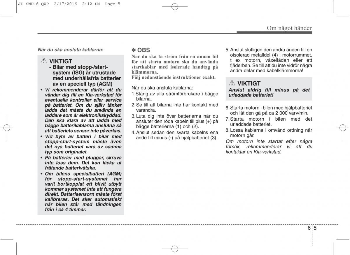 KIA Ceed II 2 instruktionsbok / page 444