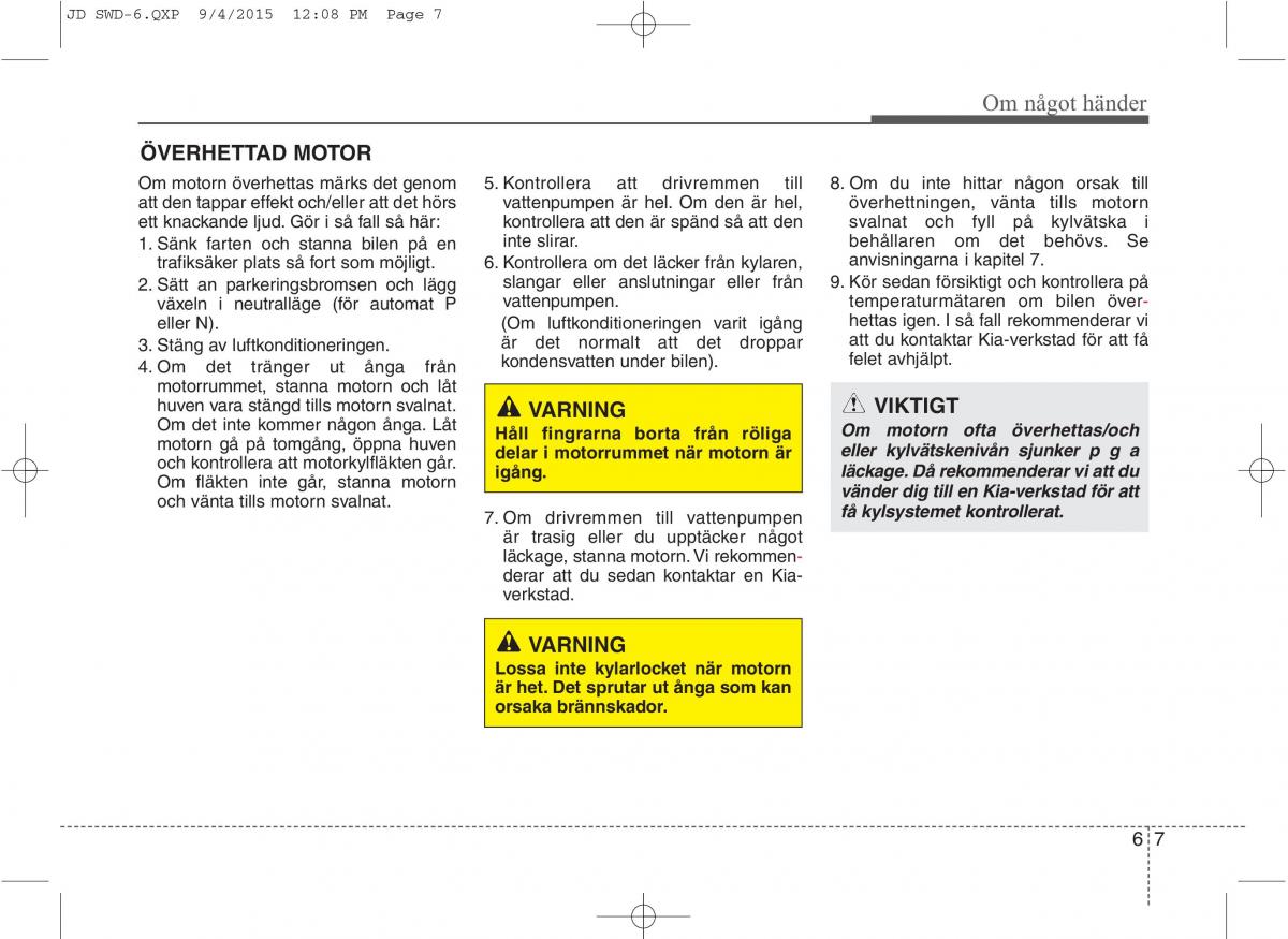 KIA Ceed II 2 instruktionsbok / page 446