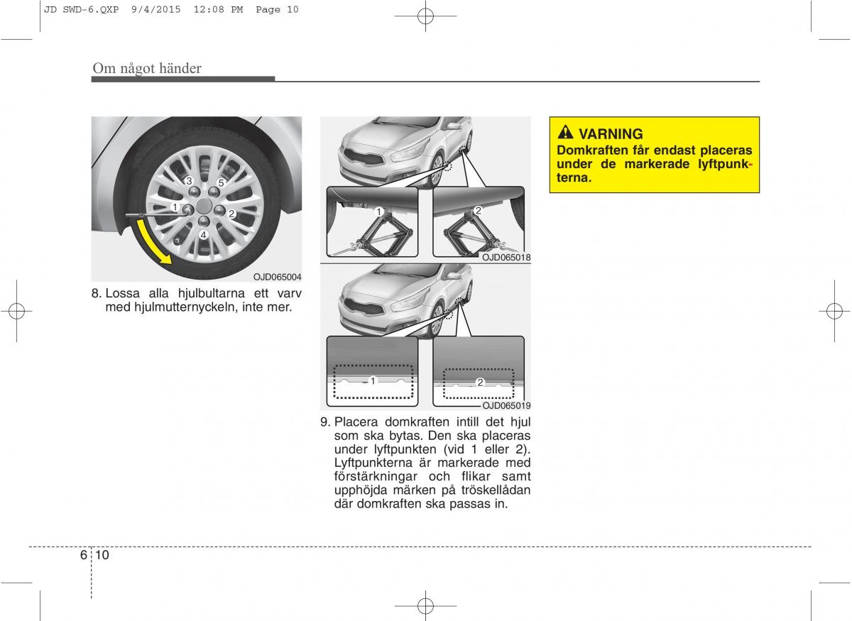 KIA Ceed II 2 instruktionsbok / page 449