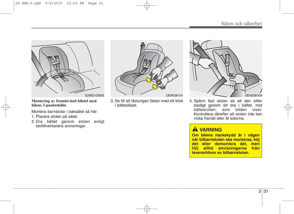 KIA Ceed II 2 instruktionsbok / page 48