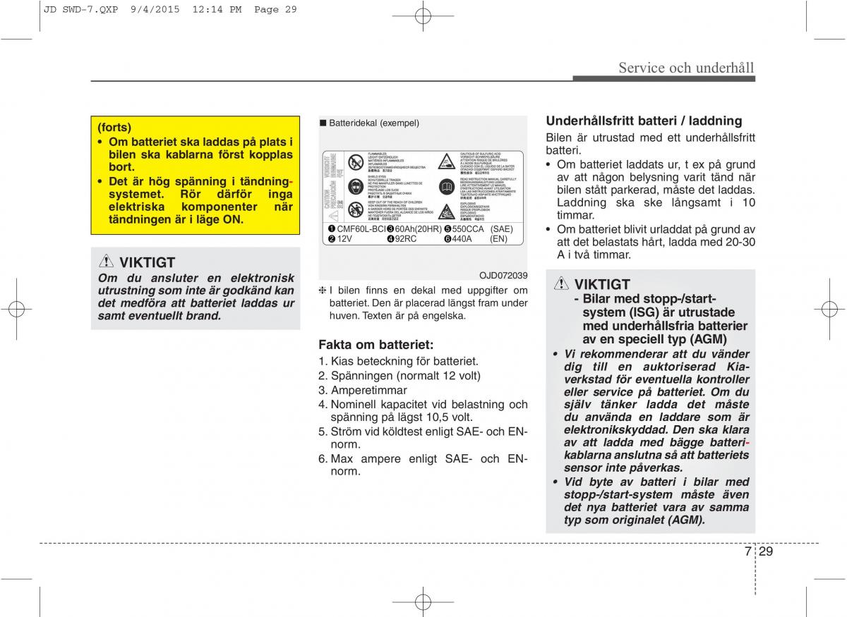 KIA Ceed II 2 instruktionsbok / page 498