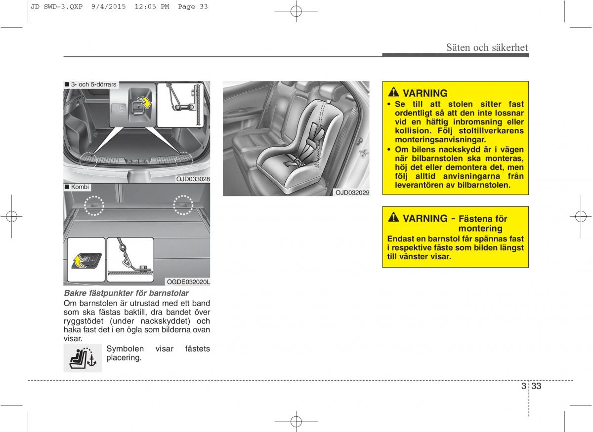 KIA Ceed II 2 instruktionsbok / page 50