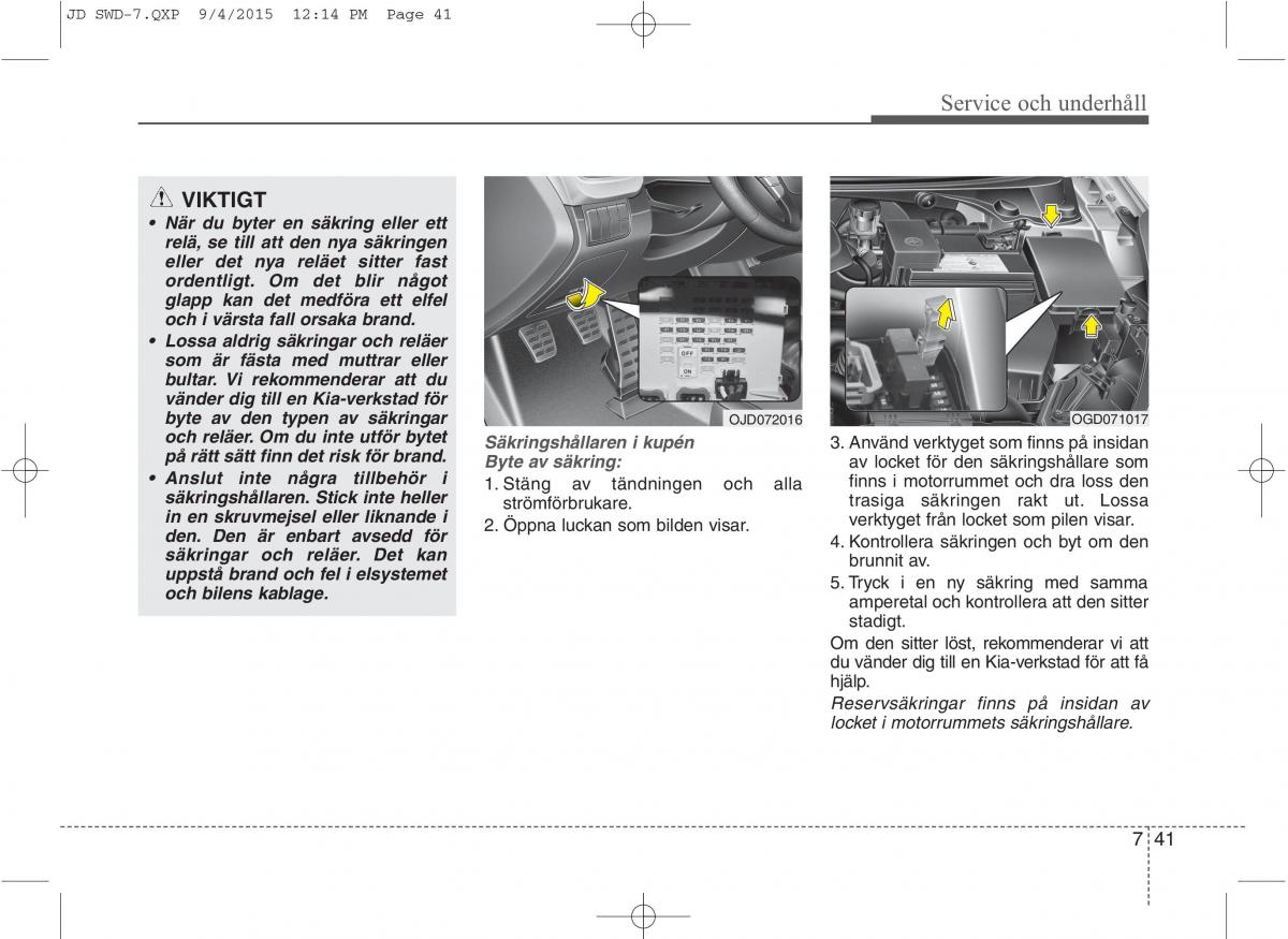 KIA Ceed II 2 instruktionsbok / page 510