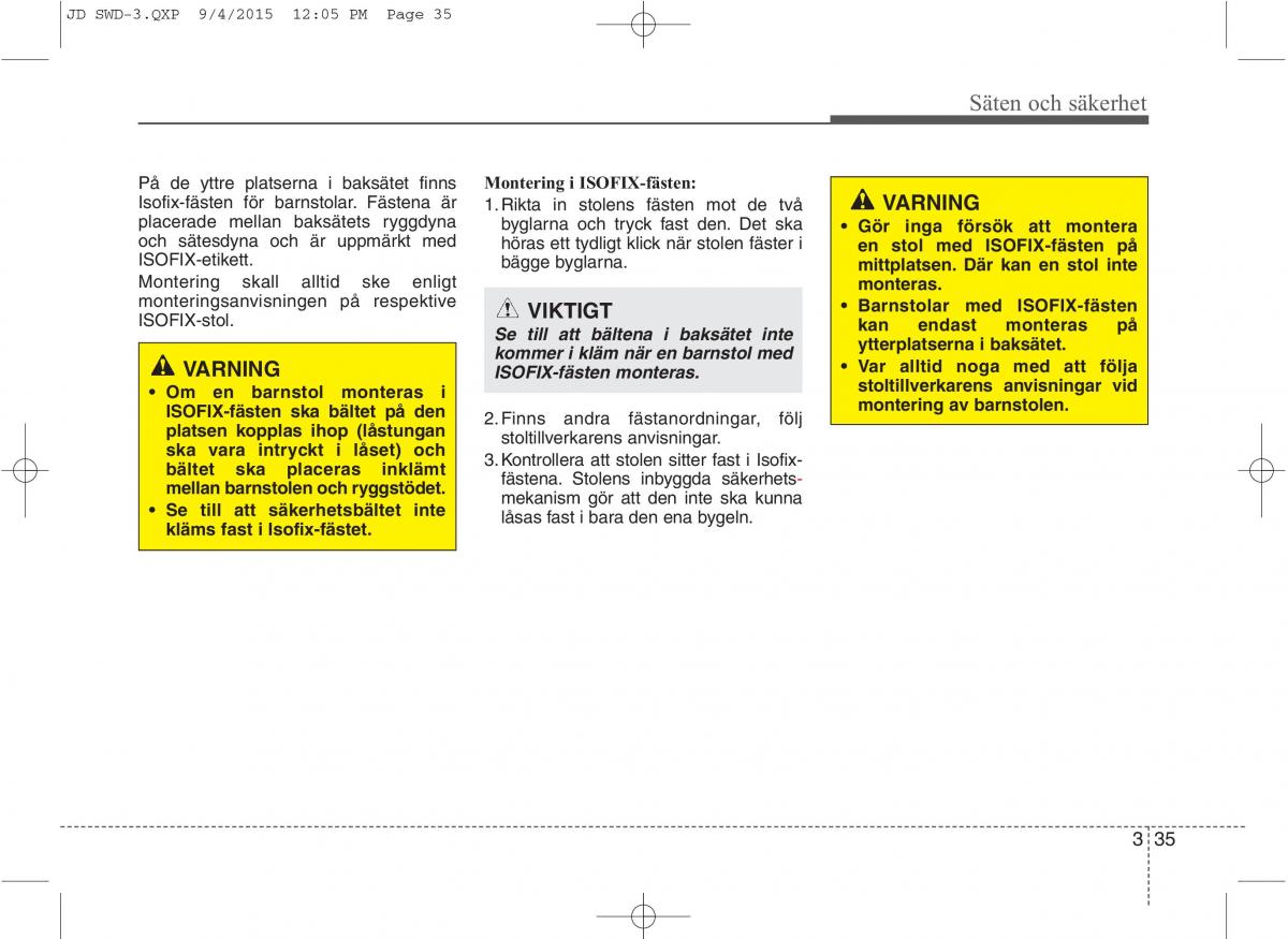 KIA Ceed II 2 instruktionsbok / page 52