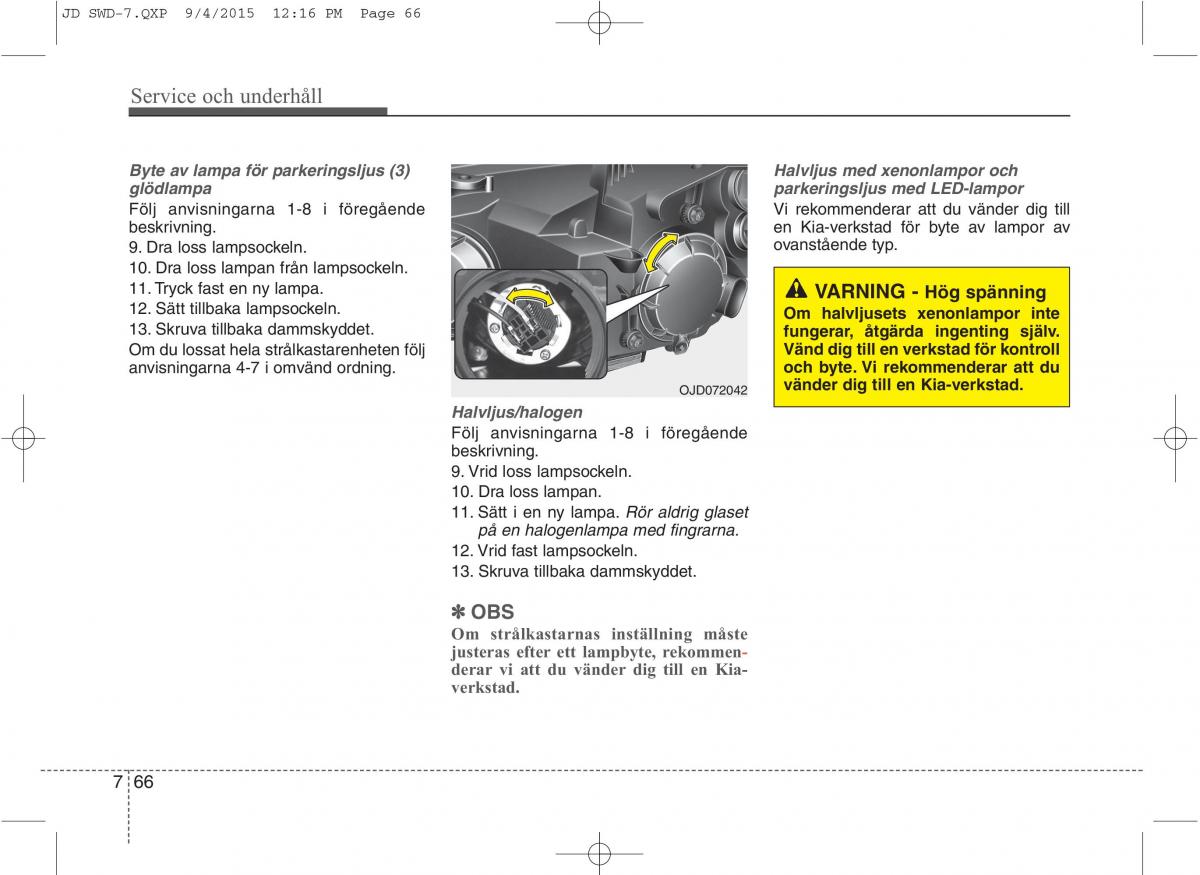 KIA Ceed II 2 instruktionsbok / page 535