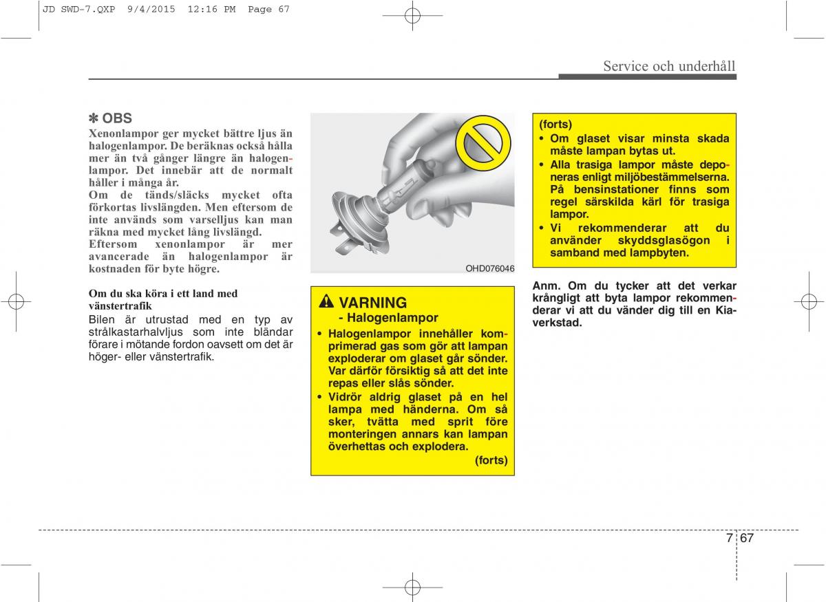 KIA Ceed II 2 instruktionsbok / page 536