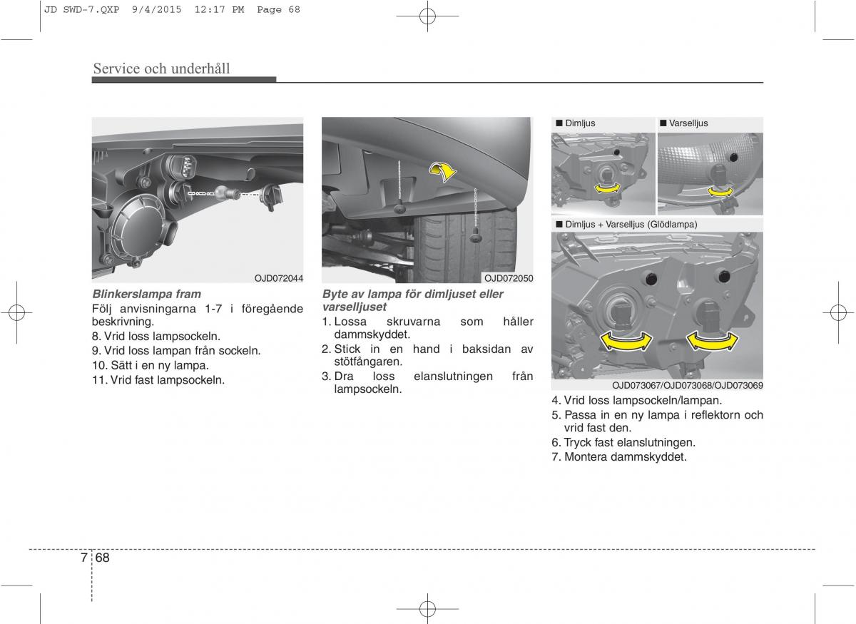 KIA Ceed II 2 instruktionsbok / page 537