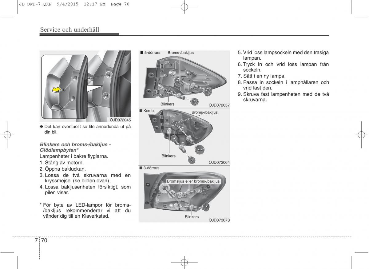 KIA Ceed II 2 instruktionsbok / page 539