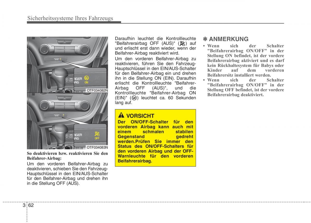 Kia Optima III 3 Handbuch / page 82