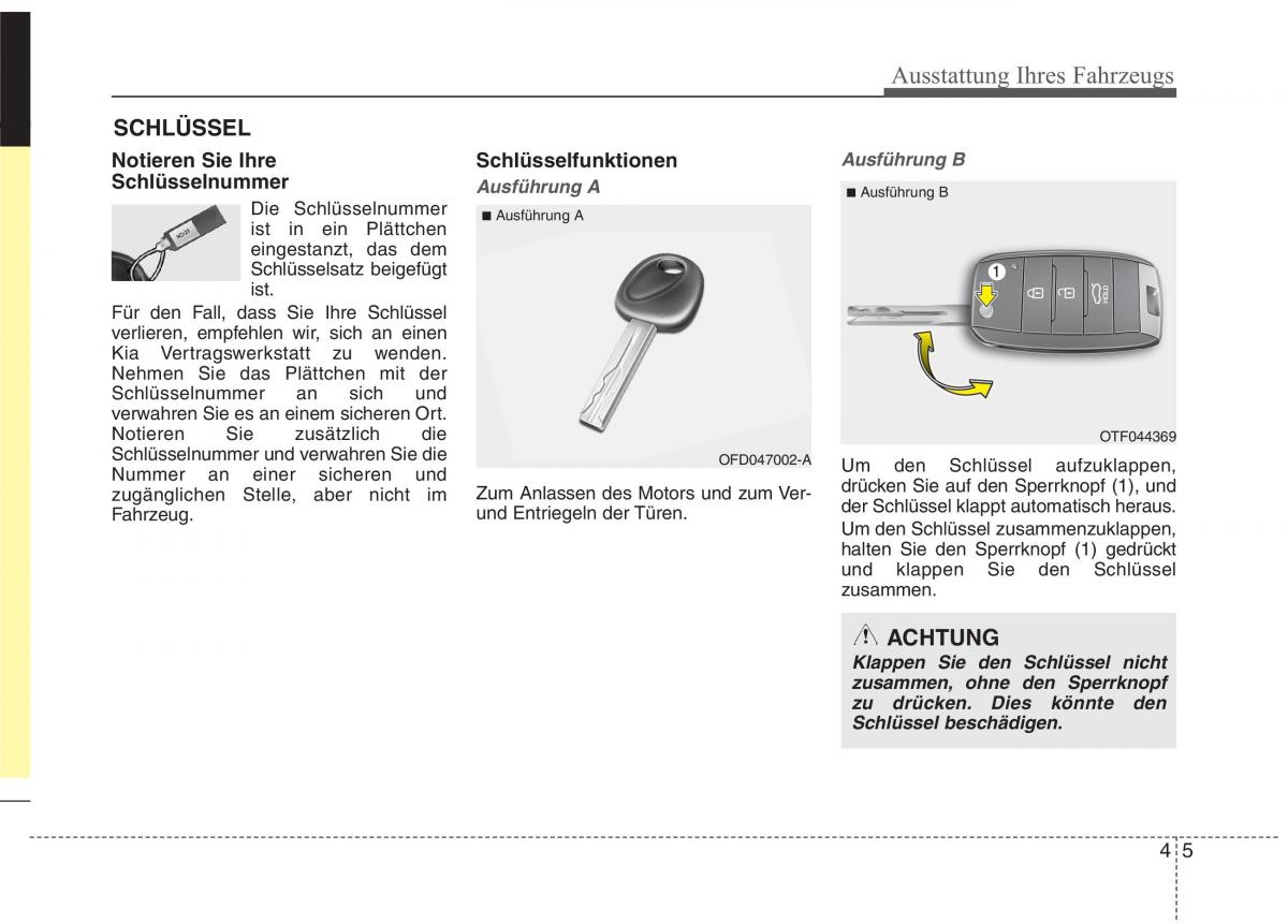 Kia Optima III 3 Handbuch / page 100