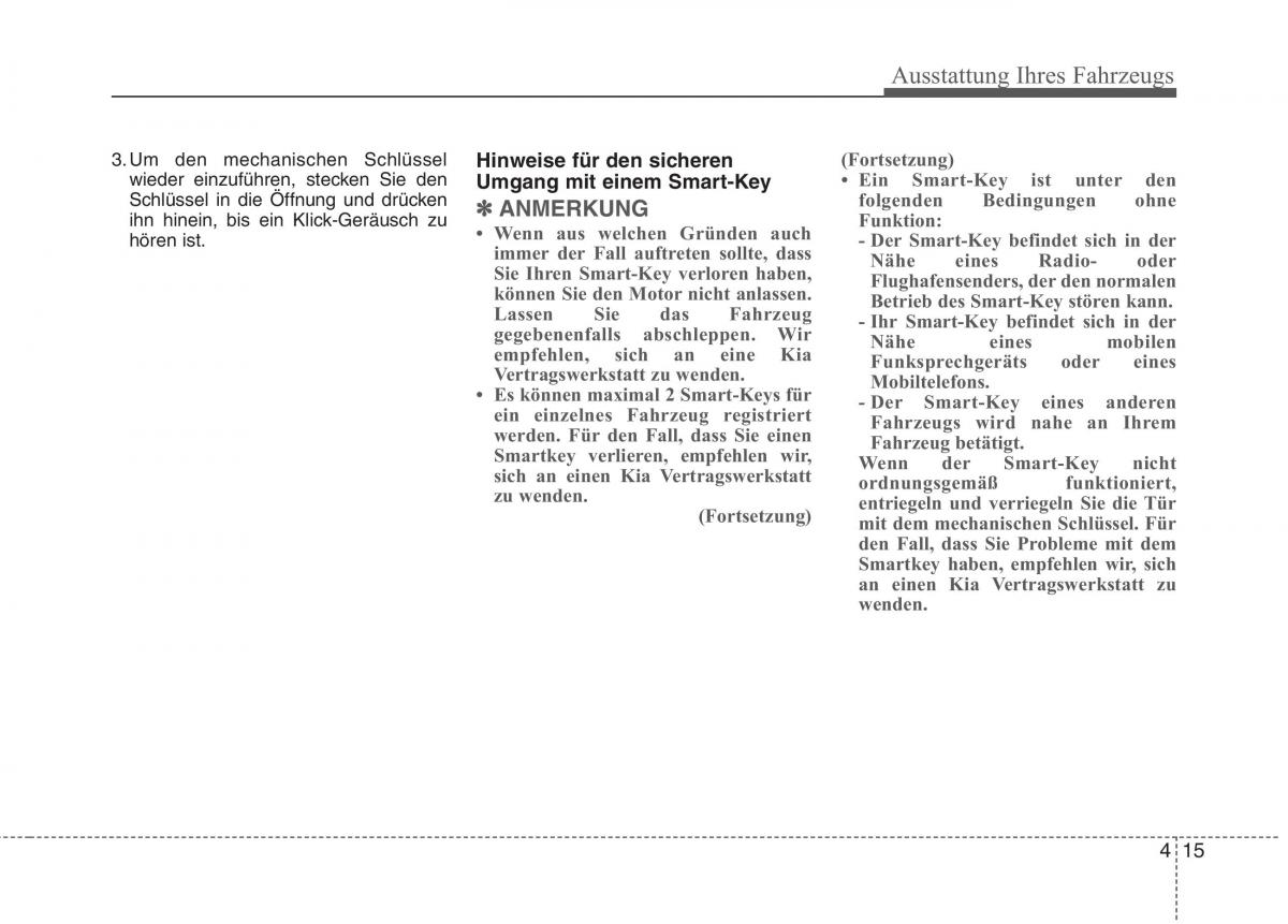 Kia Optima III 3 Handbuch / page 110