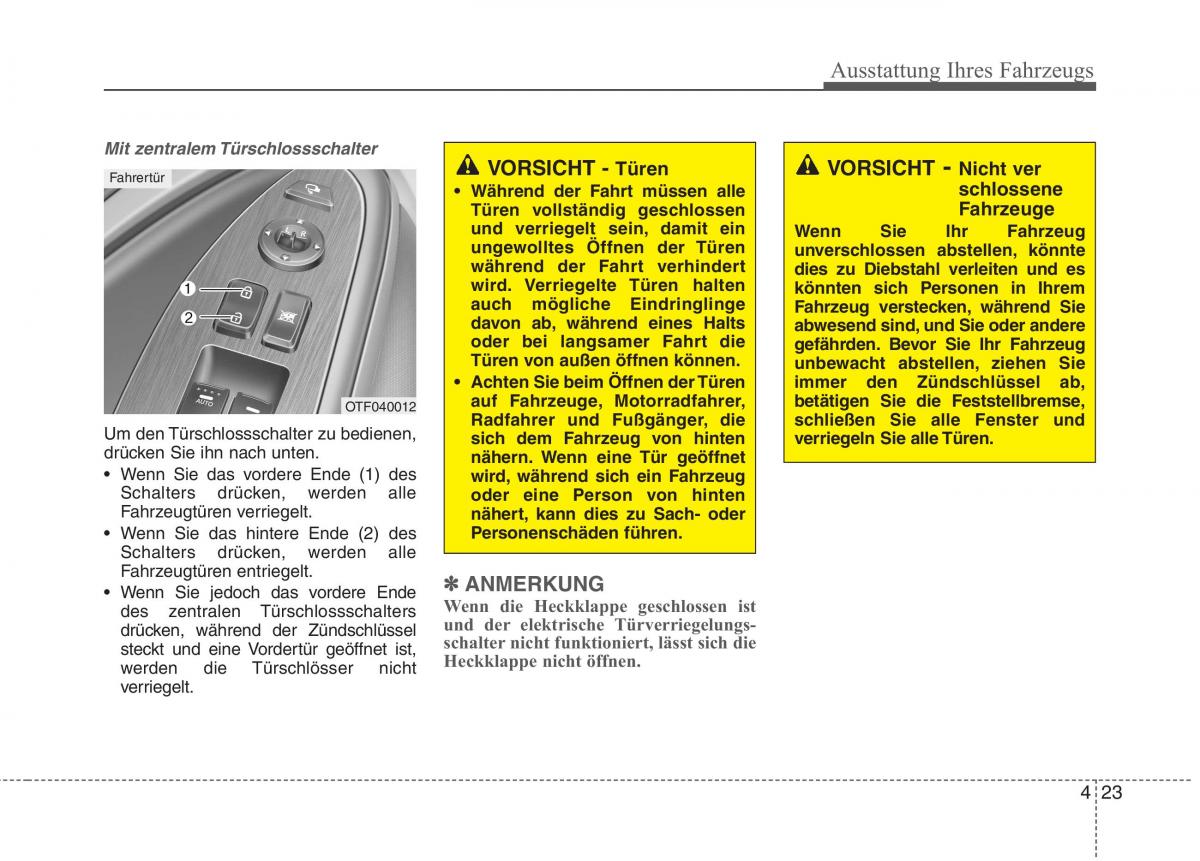 Kia Optima III 3 Handbuch / page 118