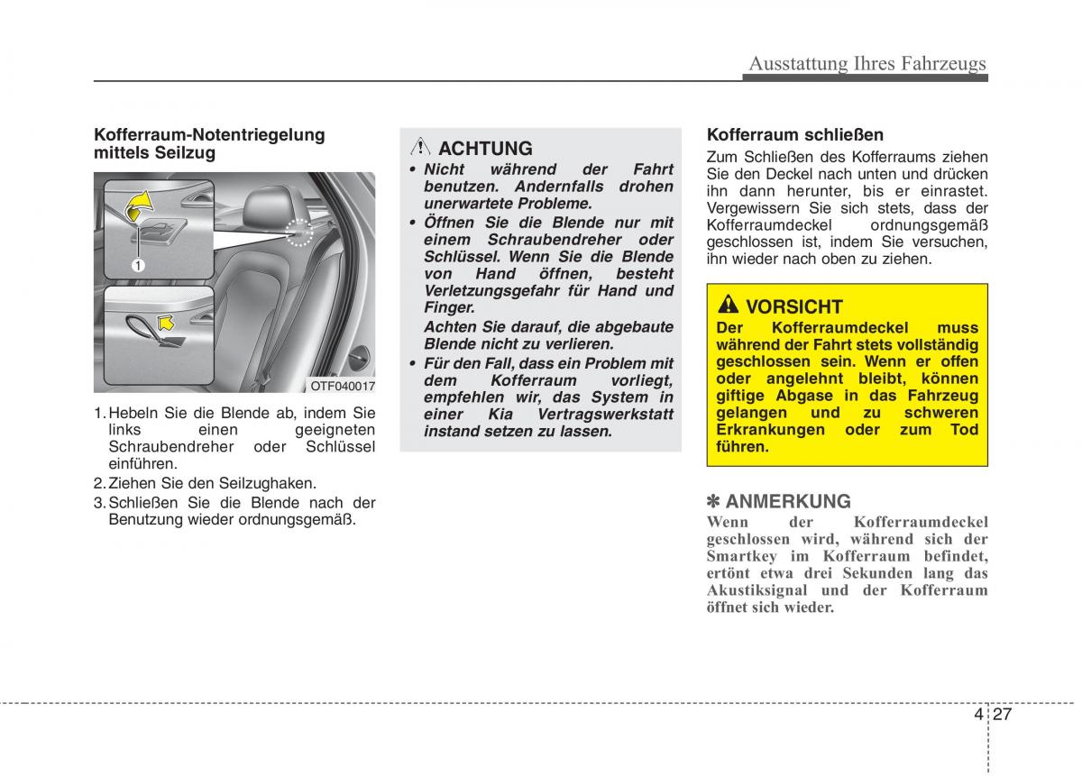 Kia Optima III 3 Handbuch / page 122