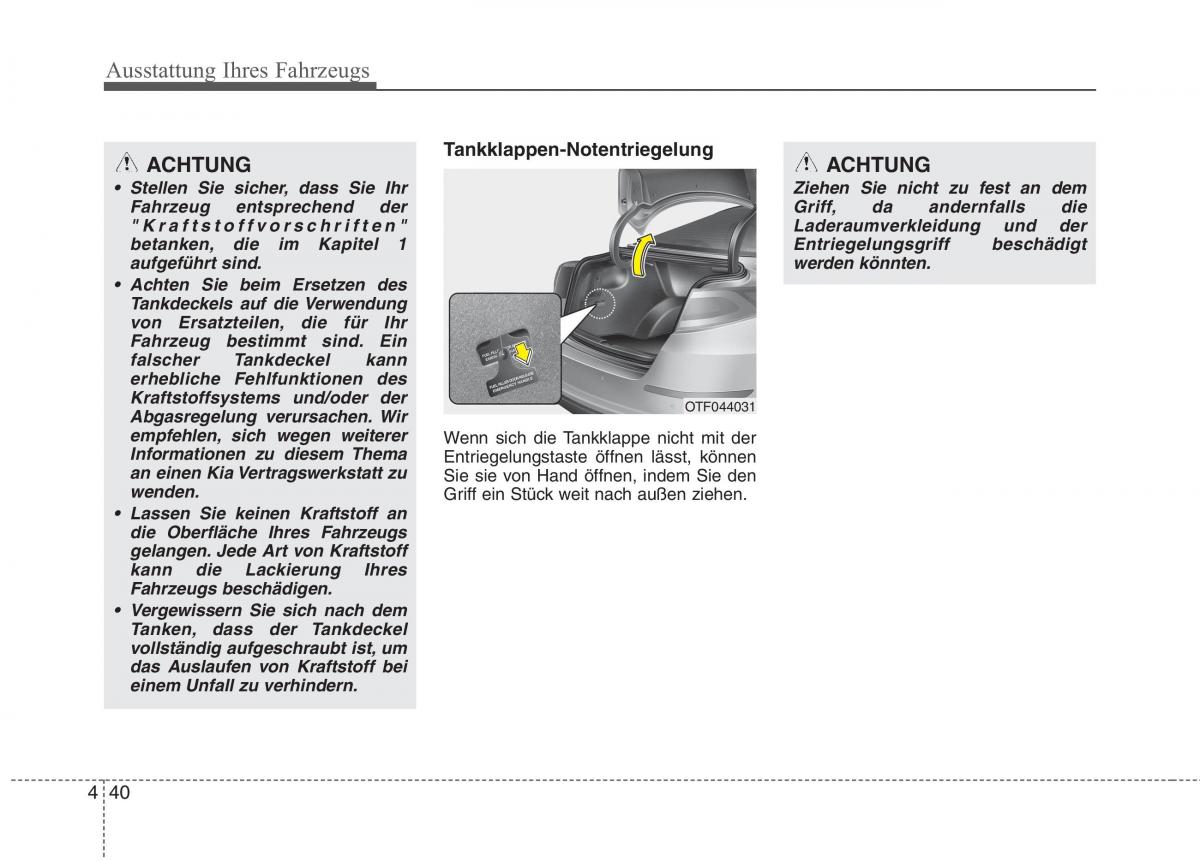 Kia Optima III 3 Handbuch / page 135