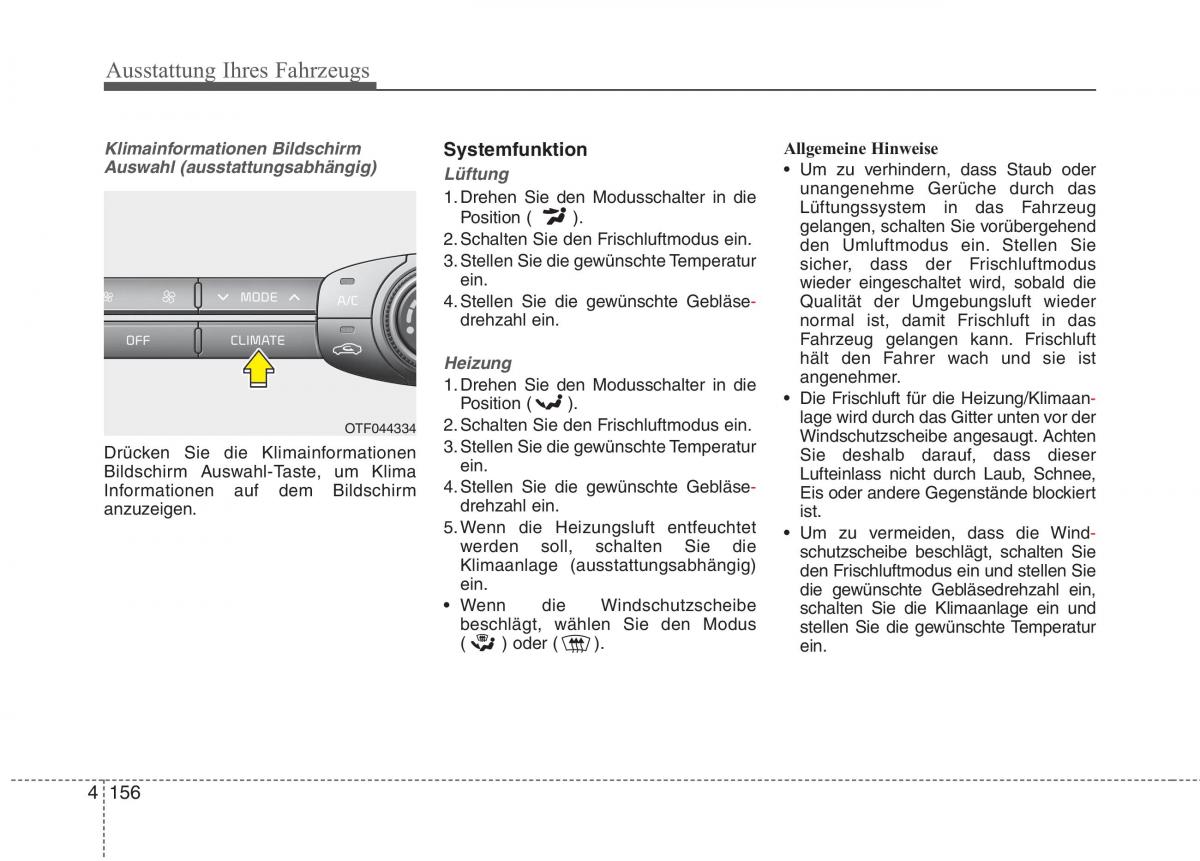 Kia Optima III 3 Handbuch / page 251