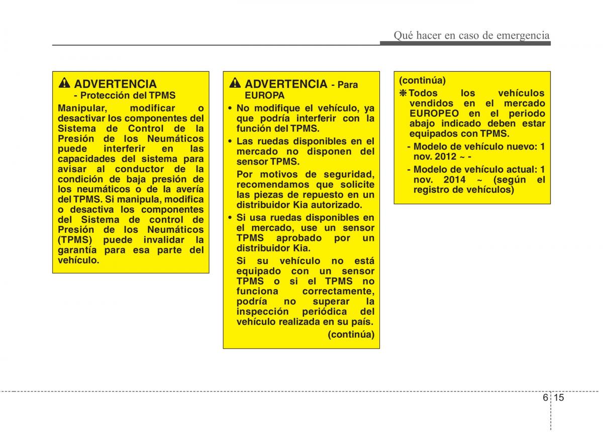 Kia Optima III 3 manual del propietario / page 544