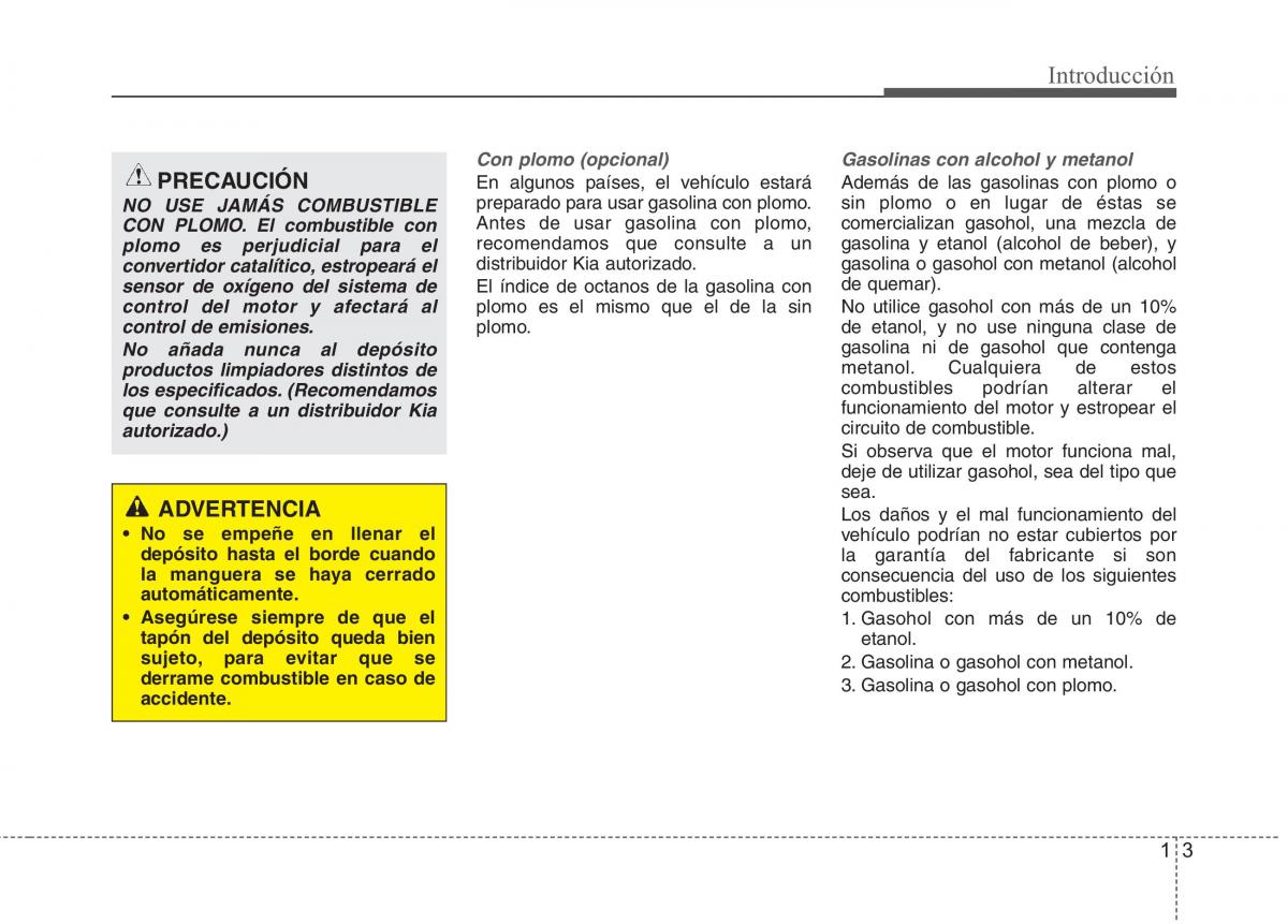 Kia Optima III 3 manual del propietario / page 6