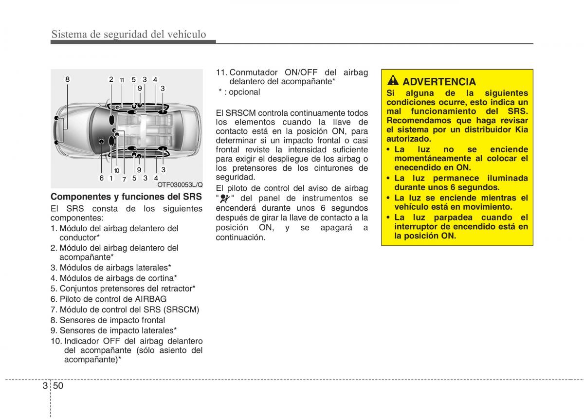 Kia Optima III 3 manual del propietario / page 67