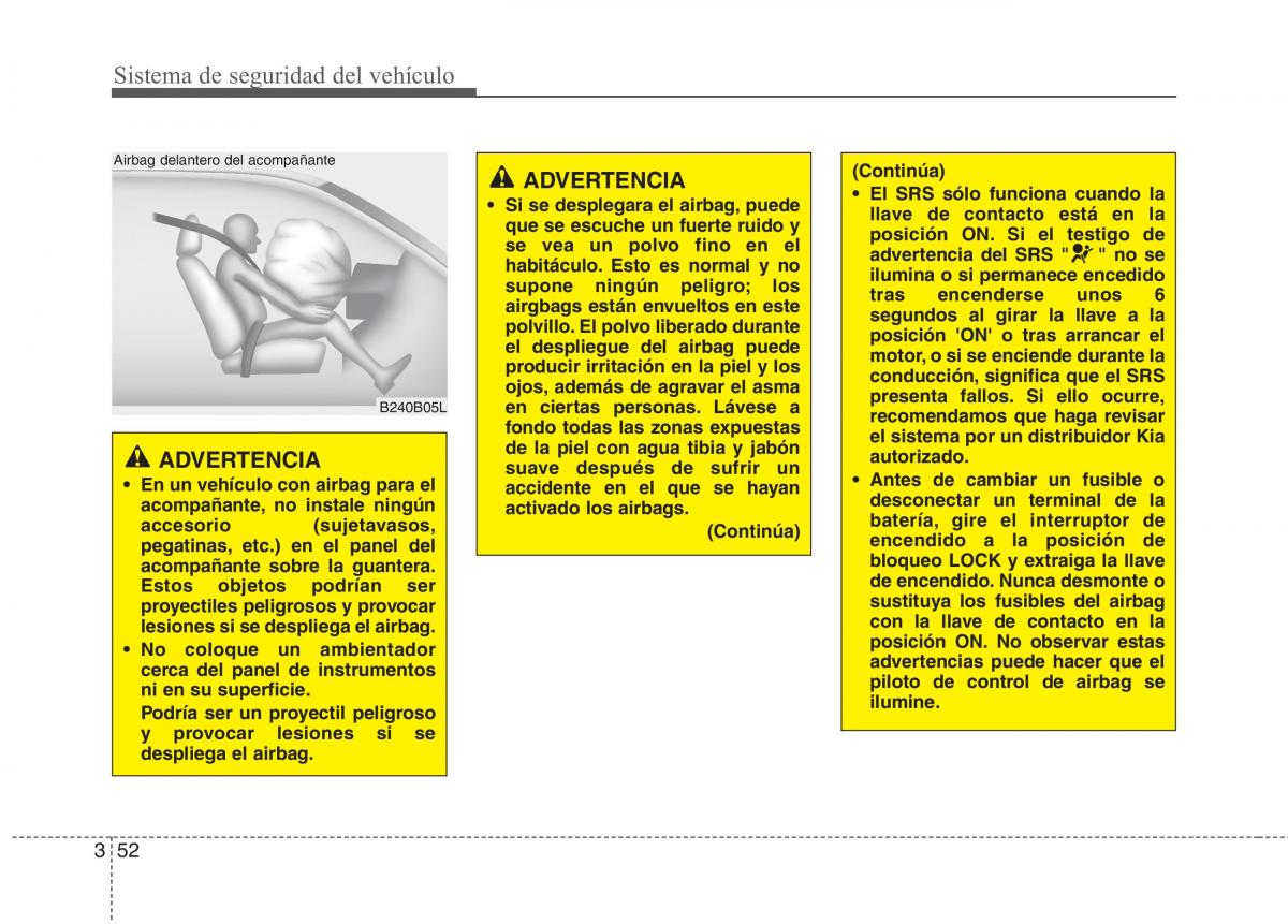 Kia Optima III 3 manual del propietario / page 69