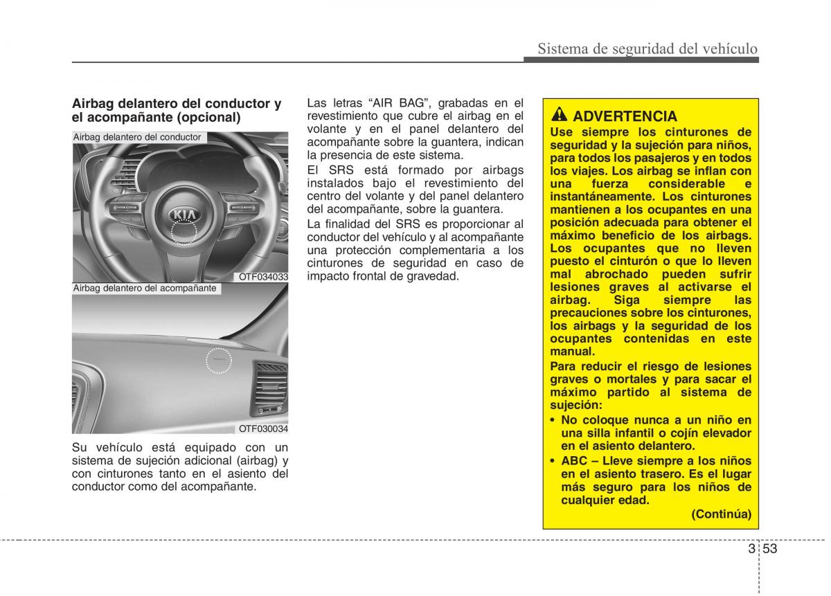 Kia Optima III 3 manual del propietario / page 70