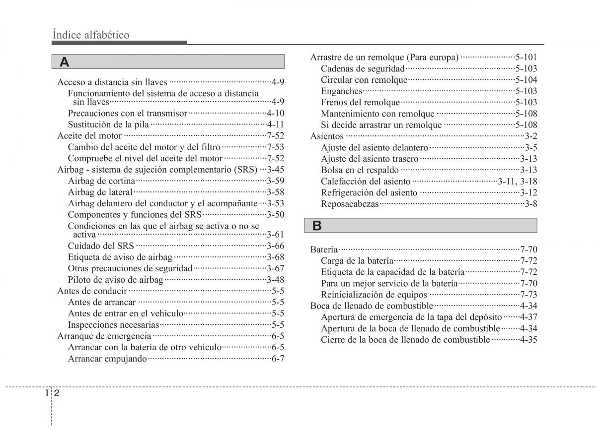 Kia Optima III 3 manual del propietario / page 706