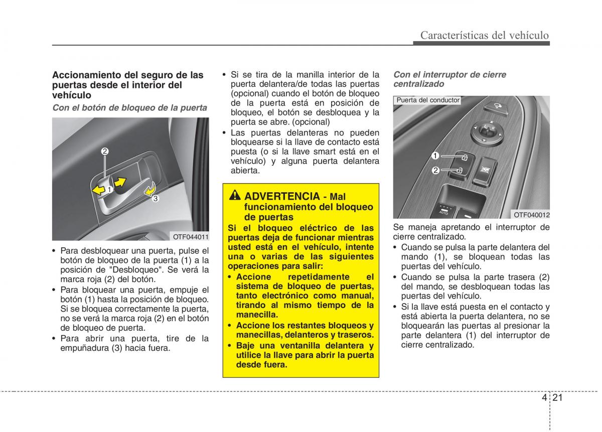 Kia Optima III 3 manual del propietario / page 106