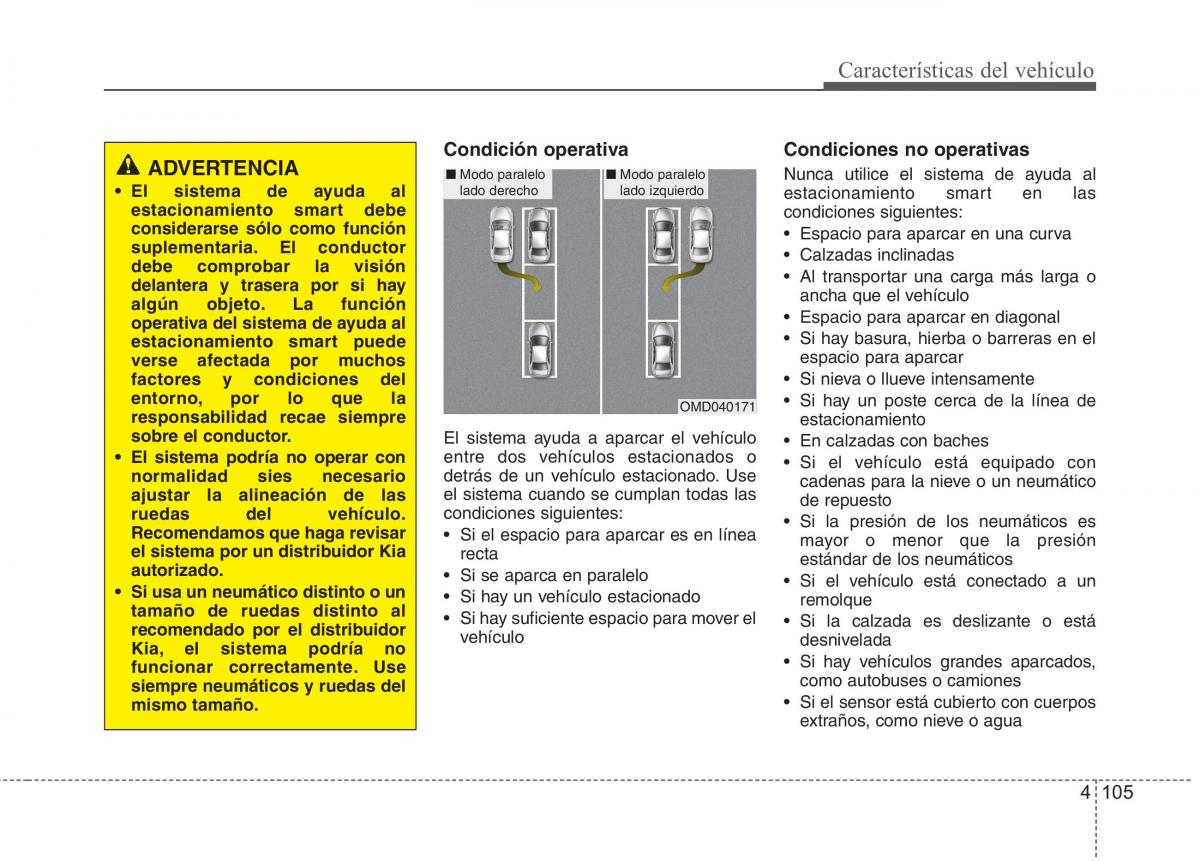 Kia Optima III 3 manual del propietario / page 190