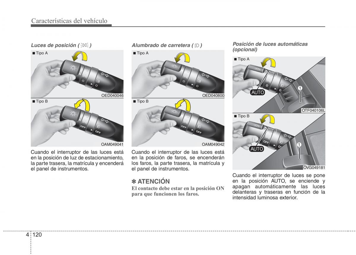 Kia Optima III 3 manual del propietario / page 205